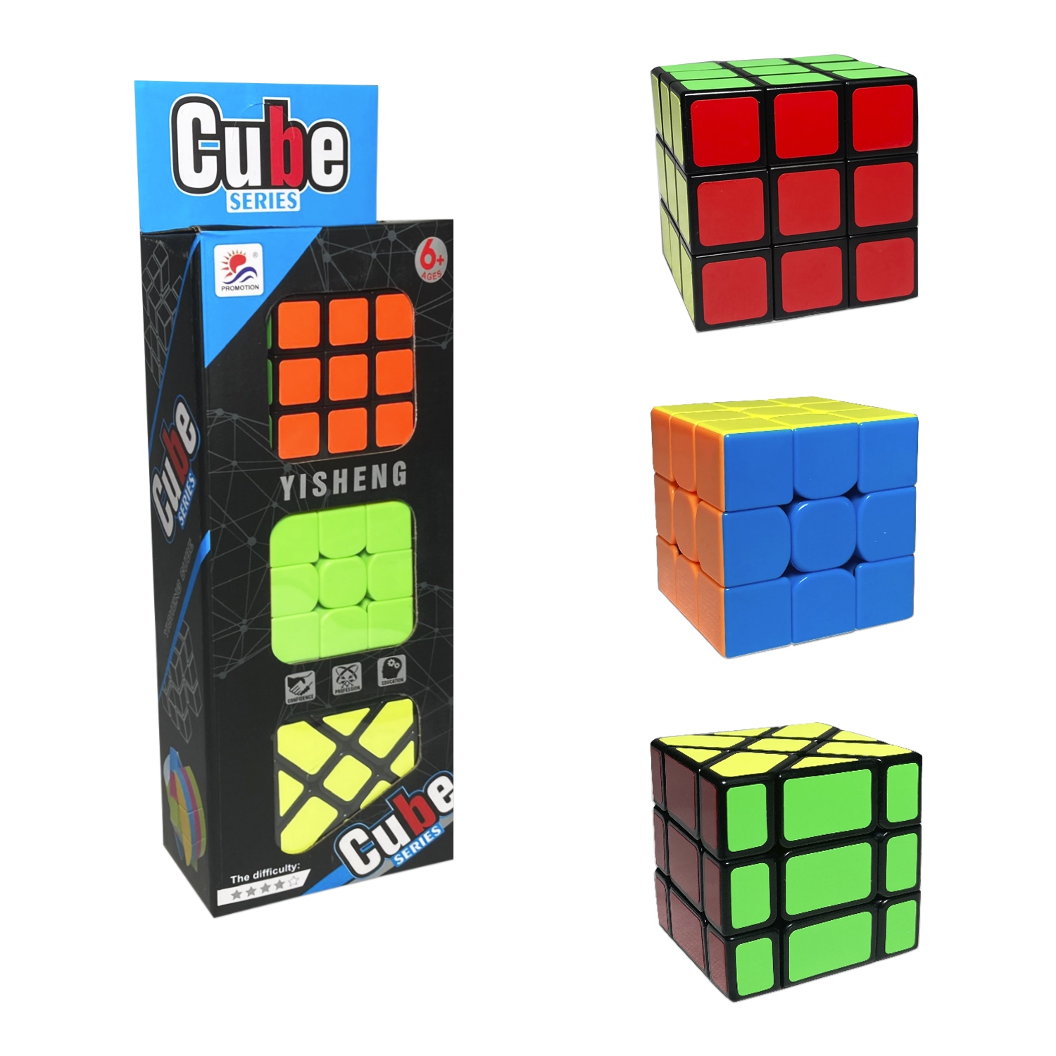 SET DE CUBOS DIDACTICO X3 5.5CM