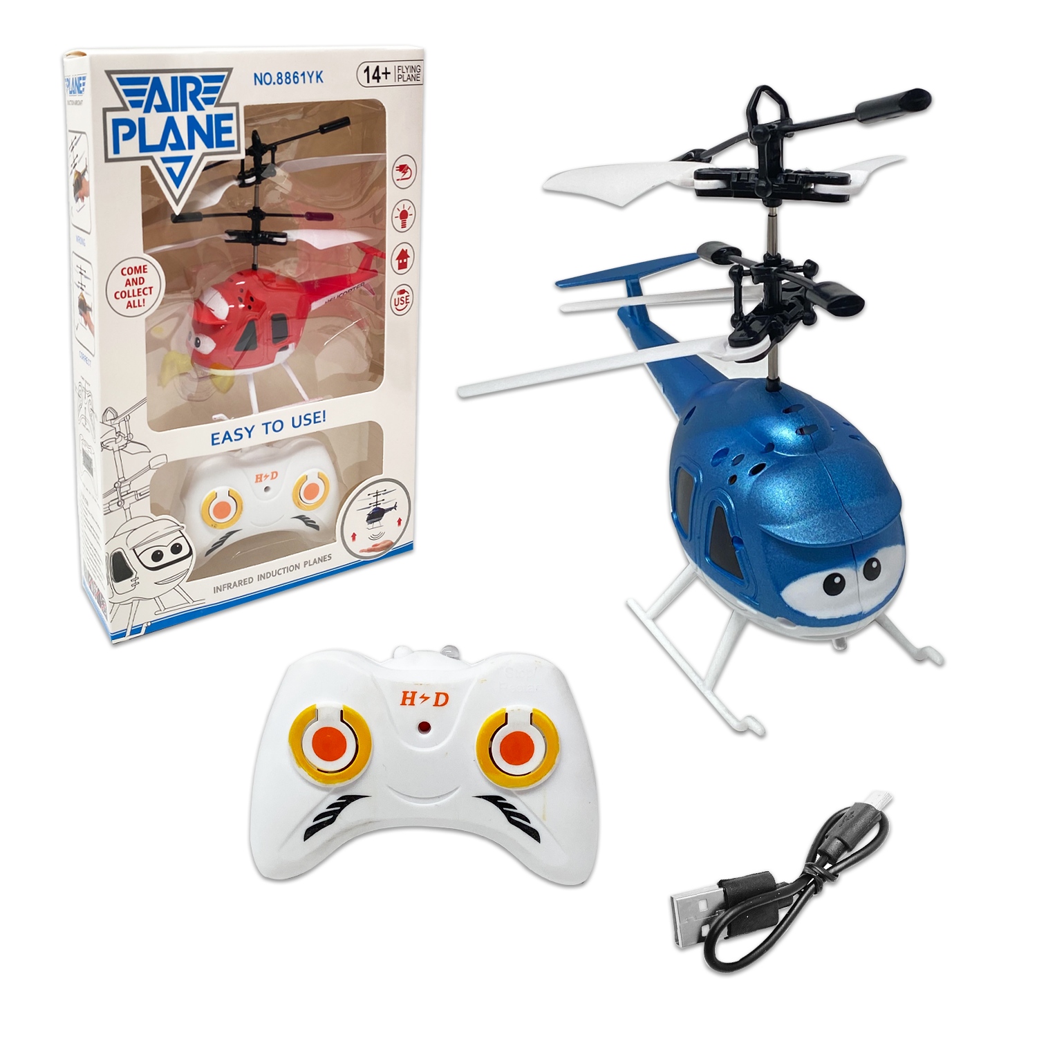 MINI HELICOPTERO VOLADOR CONTROL REMOTO RECARGABLE