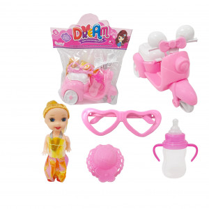 SET DE MOTO Y MUÑECA EN BOLSA