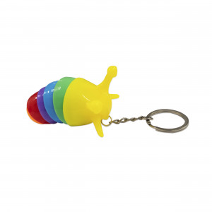 LLAVERO ORUGA DE COLORES (CJX12)