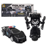TRANSFORMER CARRO POLICIA LUZ Y SONIDO