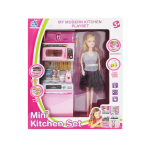 BARBIE CON COCINA Y ACCESORIOS