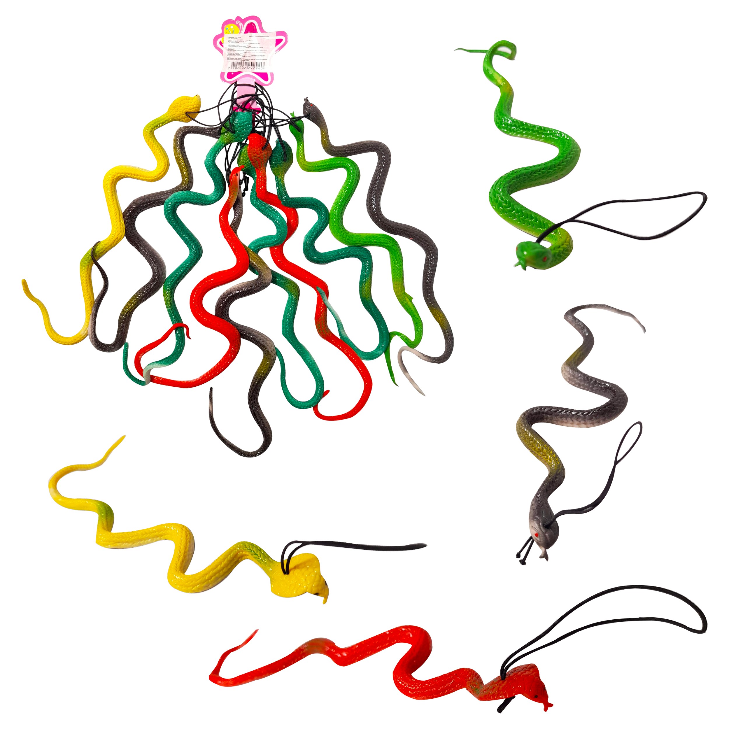 SERPIENTE PLASTICA 28CM (CRTX10) (PQTX50)