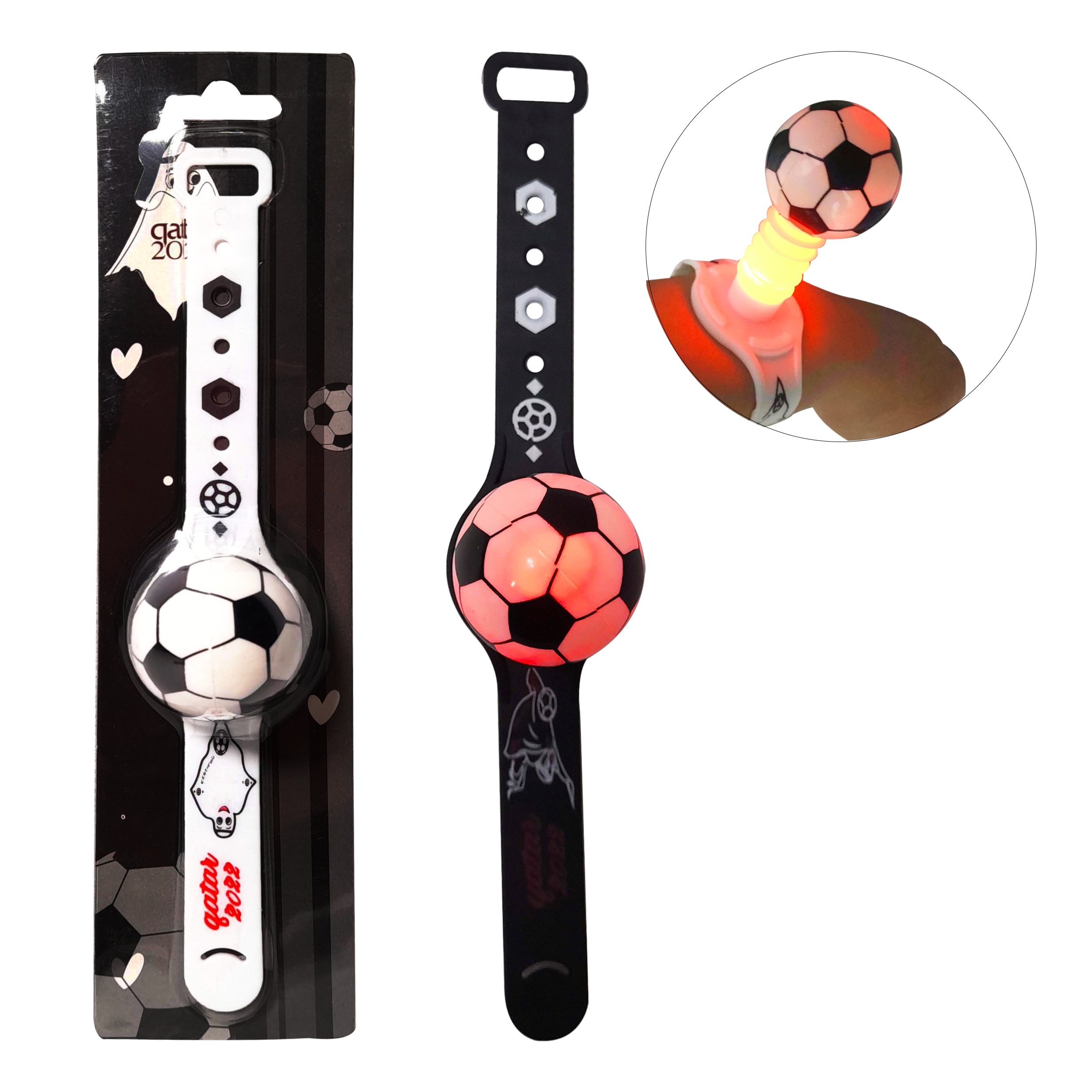 RELOJ INFANTIL TUBO BALON CON LUZ,