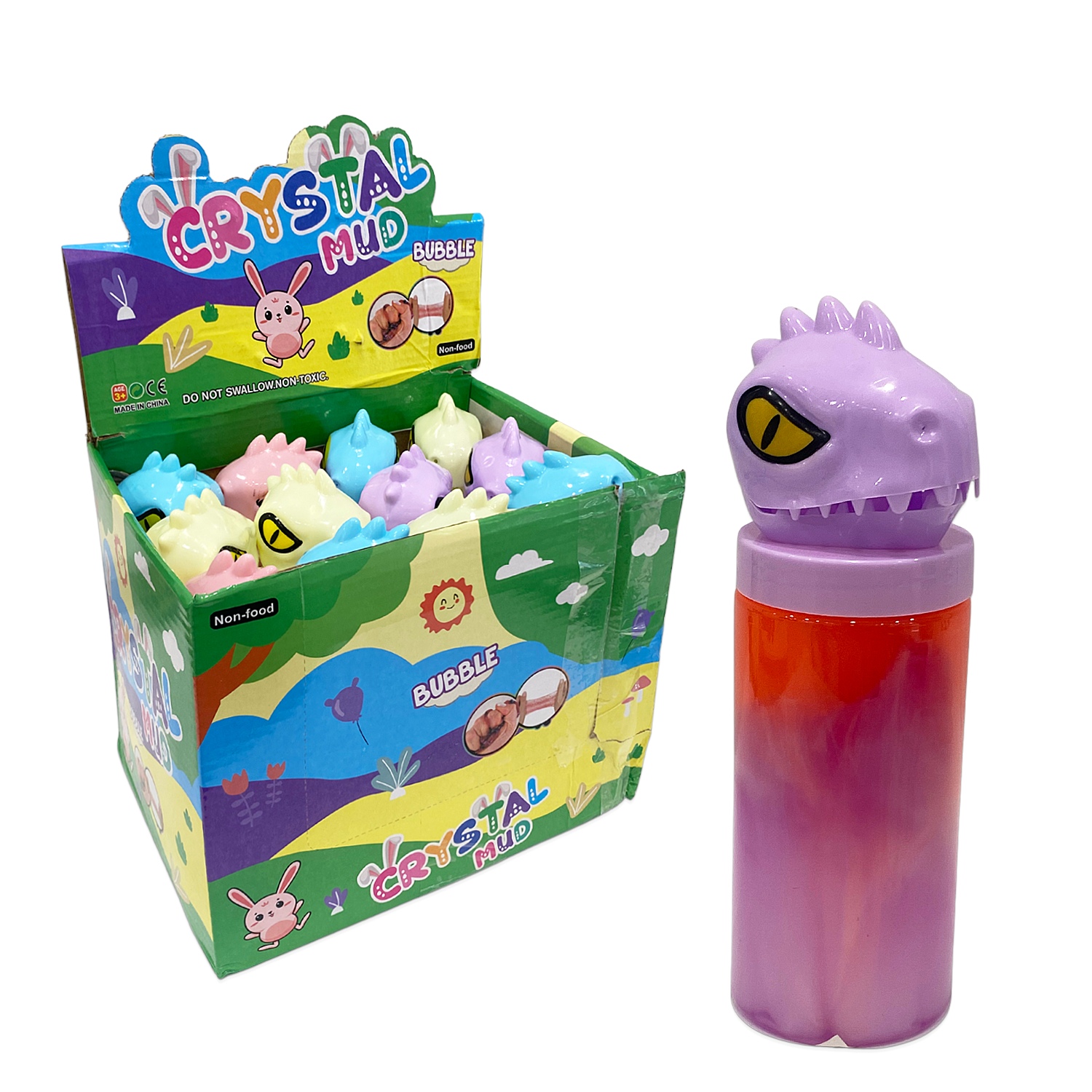 SLIME TUBO CON TAPA DRAGON (CJX12)