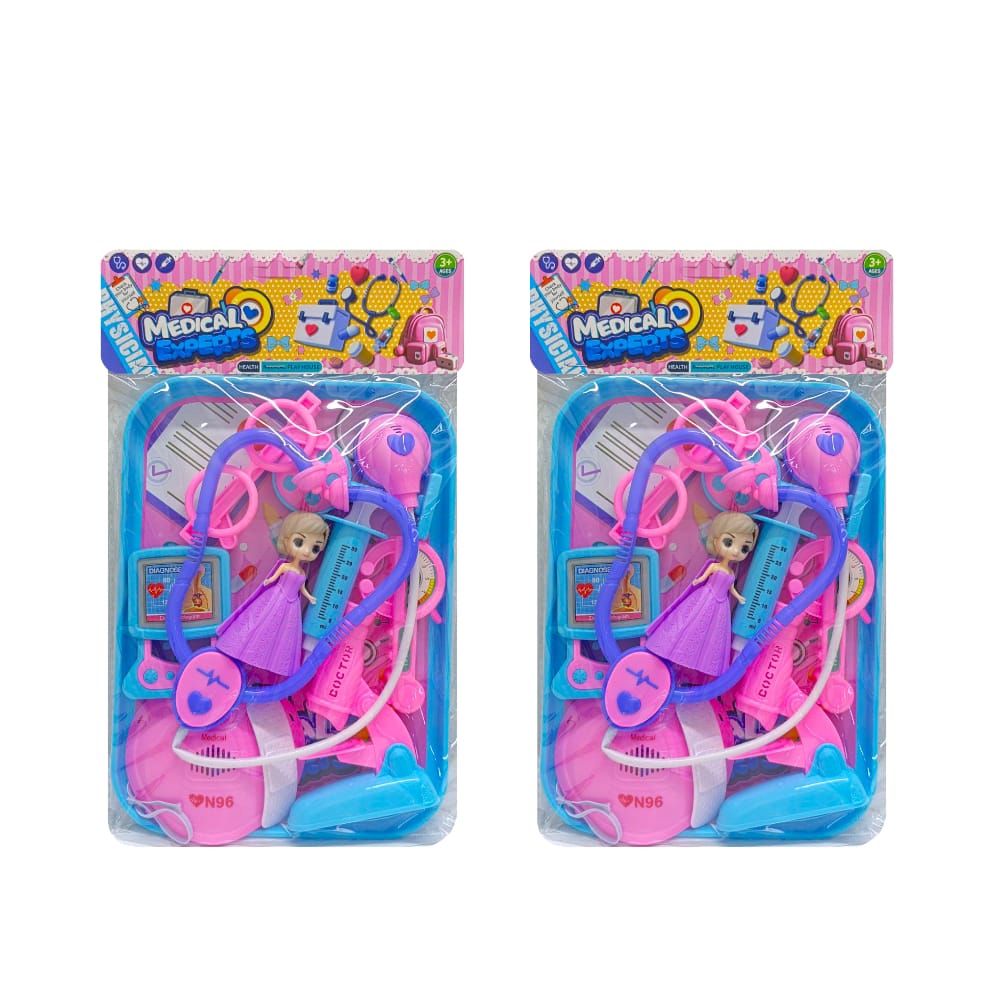 MUÑECA+ACCESORIOS DE DOCTOR 999B-3