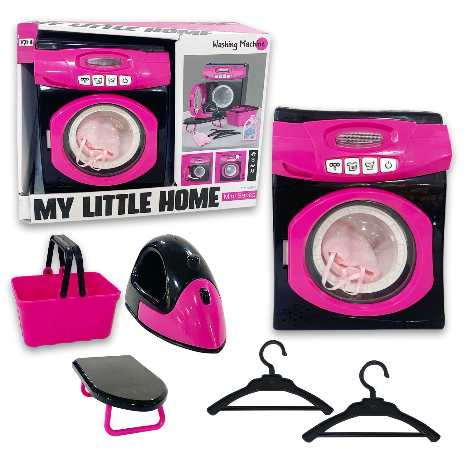 LAVADORA CON ACCESORIOS LUZ Y SONIDO