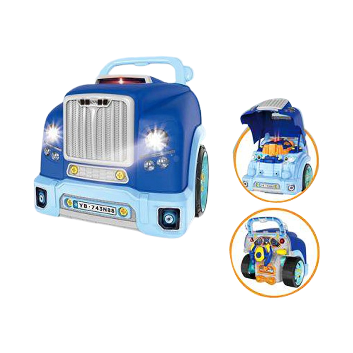 CARRO DE PILAS CON KIT DE MANTENIMIENTO X59 PCS EN CAJA