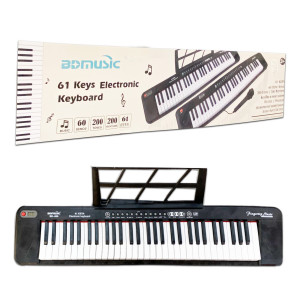 PIANO CON MICROFONO Y SOPORTE