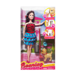 BARBIE CON PERRO Y ACCESORIOS ENCARTONADA