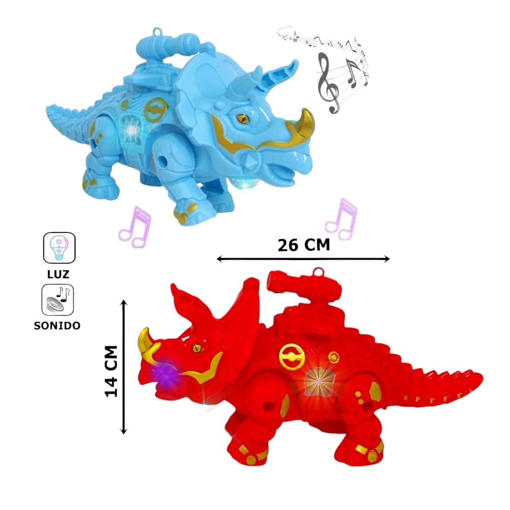 DINOSAURIO LUZ Y SONIDO DK-1465