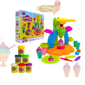 PLASTILINA+MOLDE HELADERIA EN CAJA F018-40