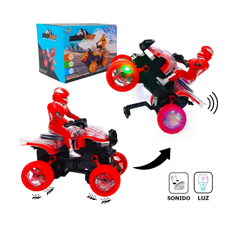 CUATRIMOTO+MUÑECO LUZ Y SONIDO EN CAJA GC169-136