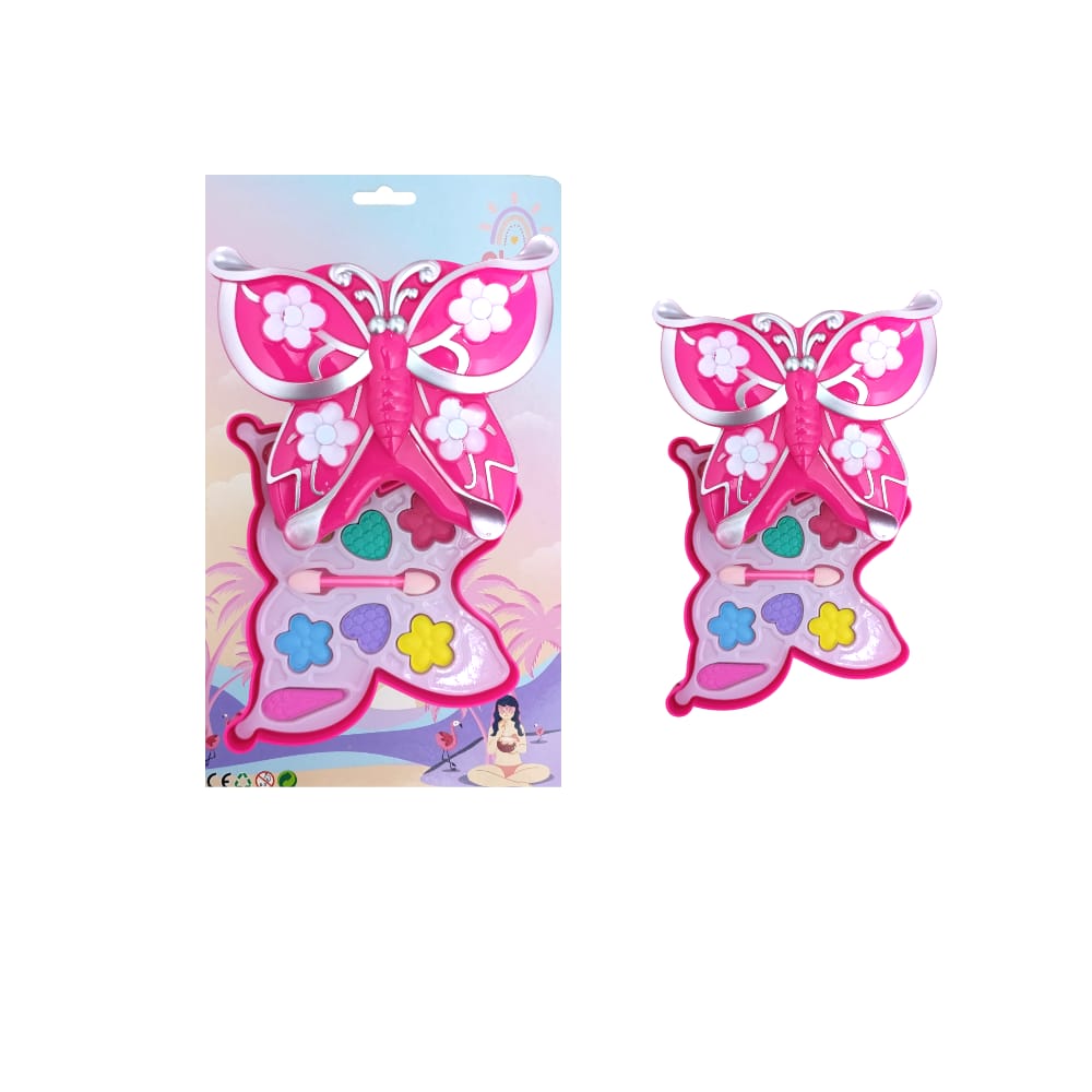 MAQUILLAJE COLORES PASTEL ENCARTONADO MARIPOSA PG102