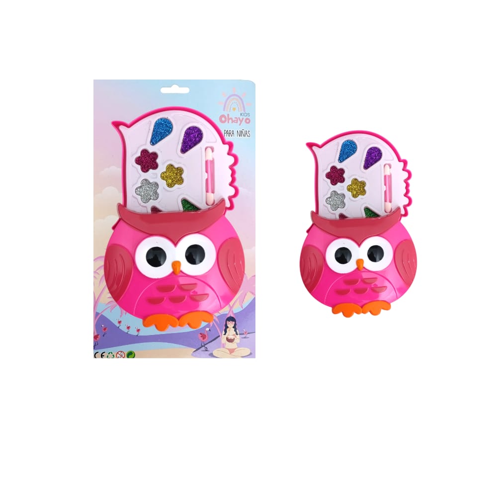 MAQUILLAJE ESCARCHADO ENCARTONADO BUHO PG103