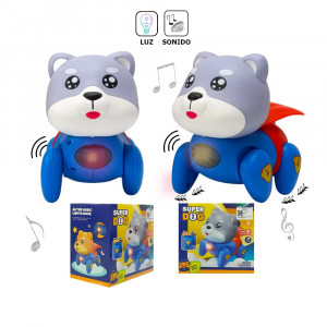 PERRO SUPER HEROE LUZ Y SONIDO CAJA QB-25Y