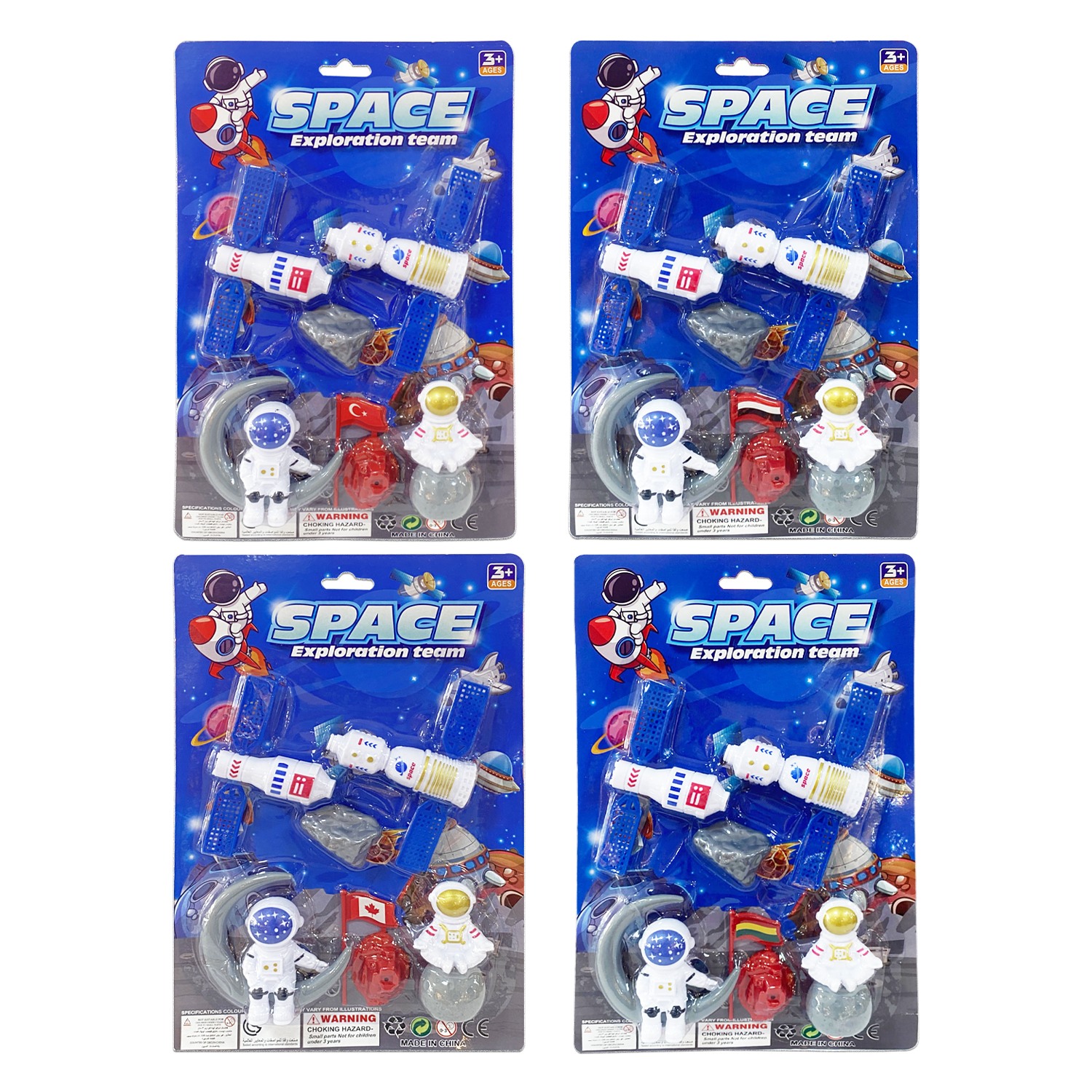 SET ASTRONAUTA ENCARTONADO