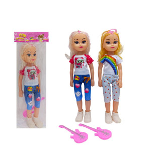 MUÑECA+GUITARRA EN BOLSA SM18-9