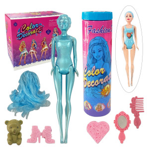 BARBIE CAMBIA COLOR EN TUBO (CJX8)