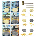 JUEGO DE EXCAVACION DE FOSIL ENCARTONADO