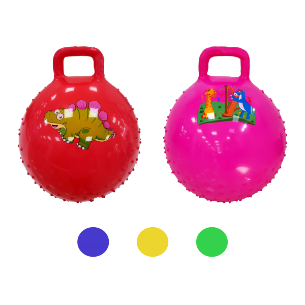 PELOTA INFLABLE CON AGARRADERA Y TACHES 300G