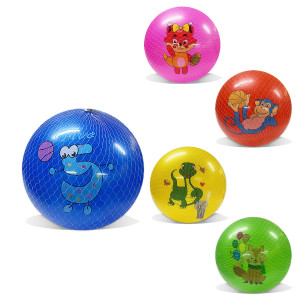 PELOTA INFLABLE ESTAMPADA BUS 70G (PQTX8)