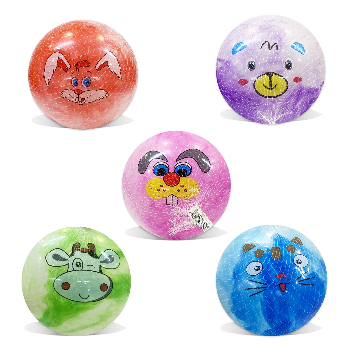 PELOTA ESTAMPADA ANIMALES 70G (PQTX10)