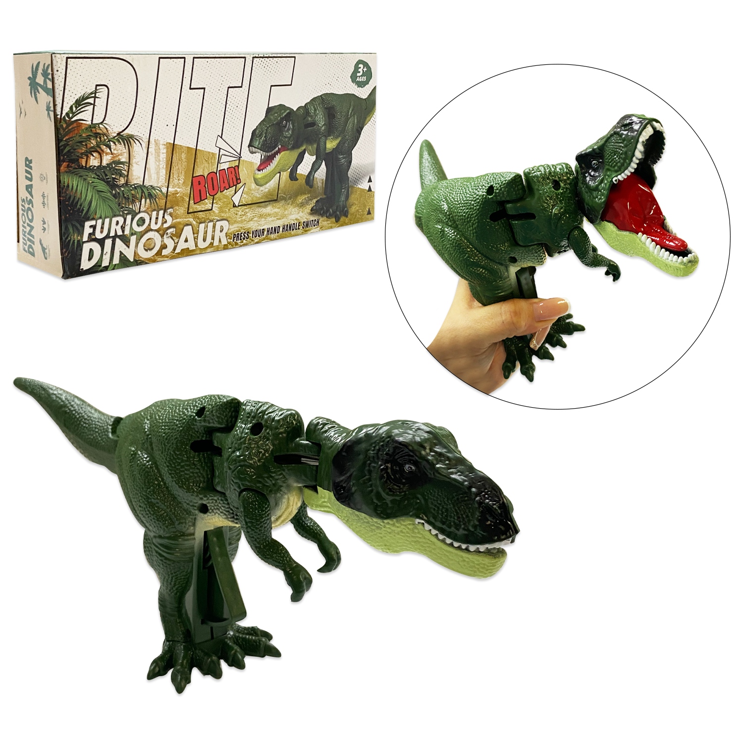 DINOSAURIO EN BOLSA