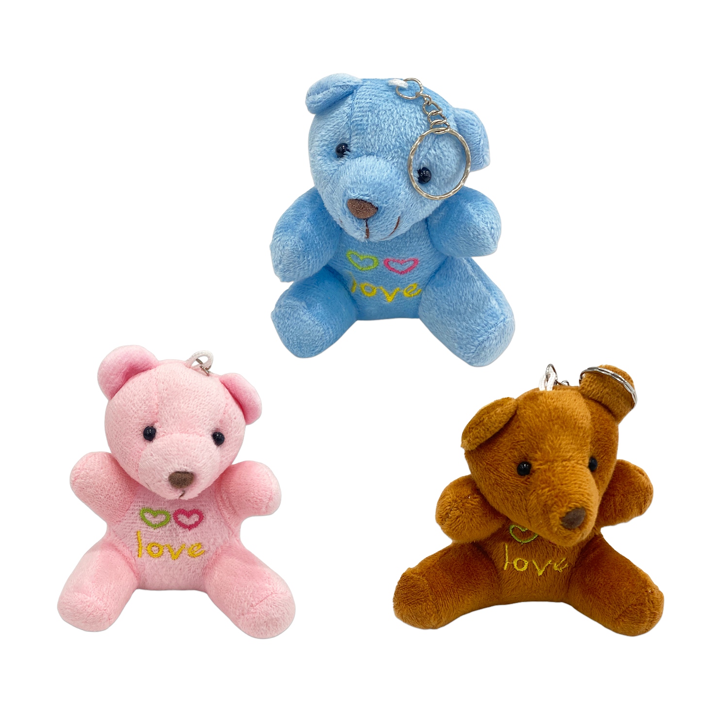 LLAVERO OSO PELUCHE LOVE (PQTX12),