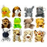 LLAVERO PELUCHE ANIMAL (PQTX12)