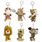 LLAVERO PELUCHE ANIMAL (PQTX12)