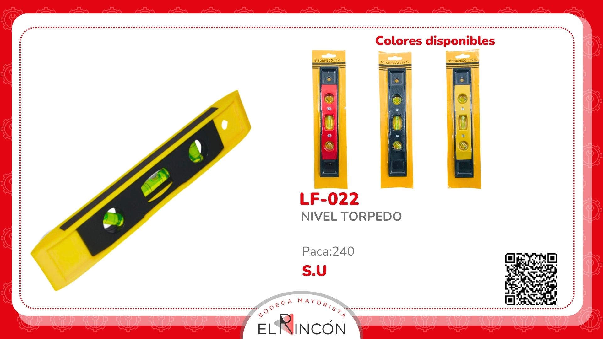 NIVEL TORPEDO BMR022