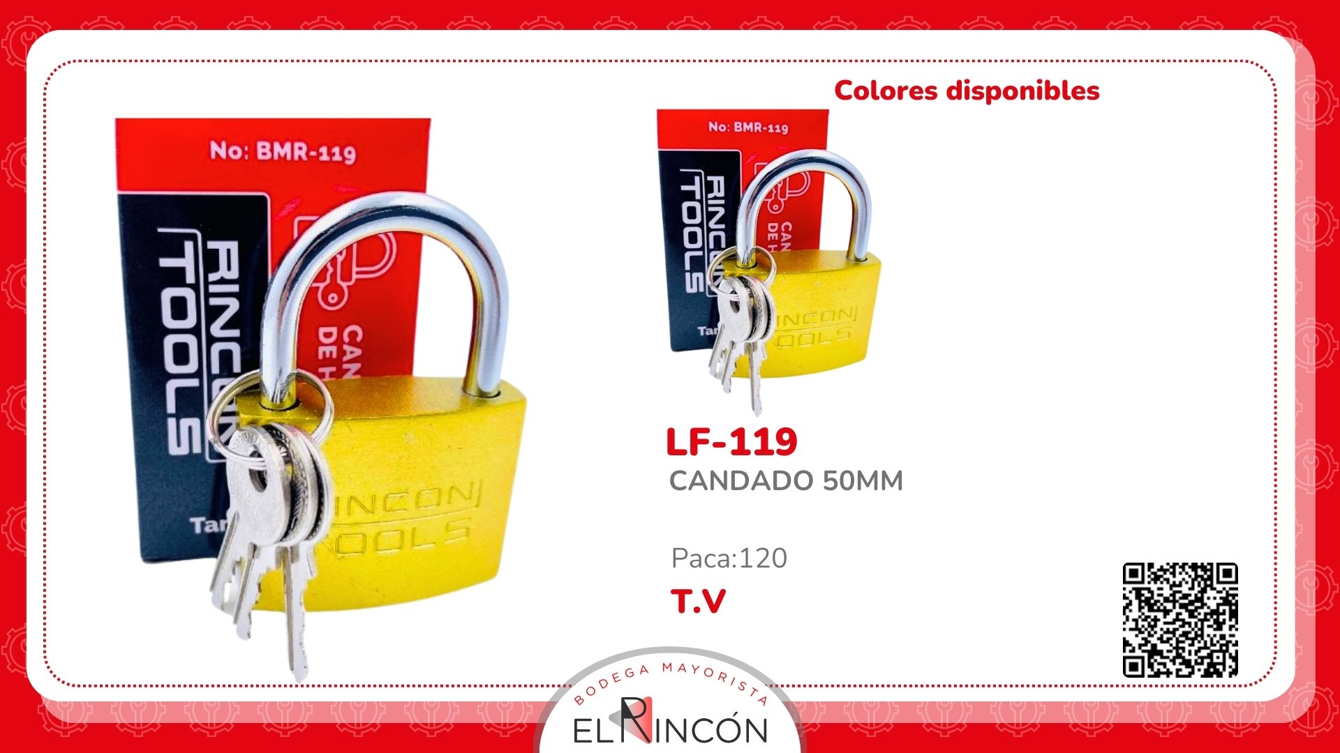 CANDADO 50MM BMR-119/365