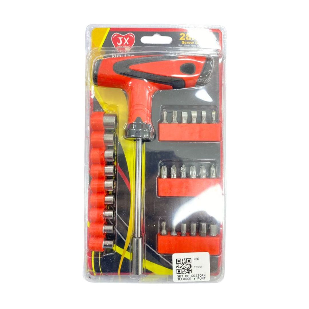 SET DE DESTORNILLADOR Y PUNTAS 126
