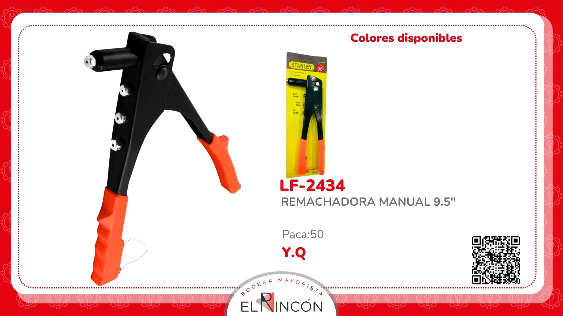 REMACHADORA MANUAL 9.5" BMR-2434