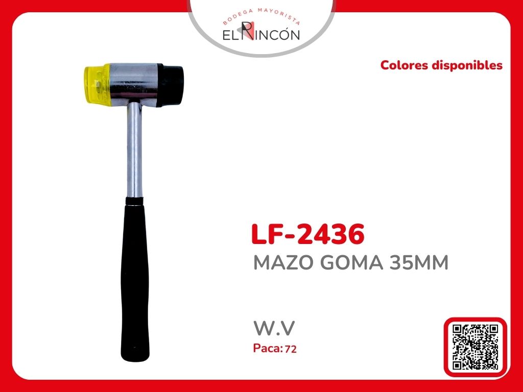 MAZO GOMA 35MM BMR-2436