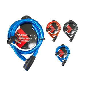 CANDADO DE BICICLETA RINCONTOOLS 18MM*80CM BMR-4707