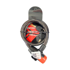 CANDADO DE BICICLETA RINCONTOOLS 12MM*65CM BMR-4714
