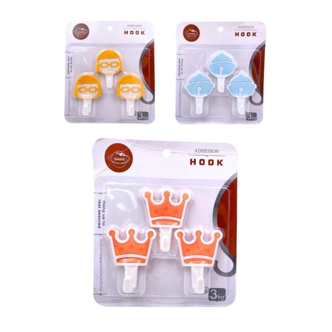 PERCHERO FIGURAS*3pcs 0068