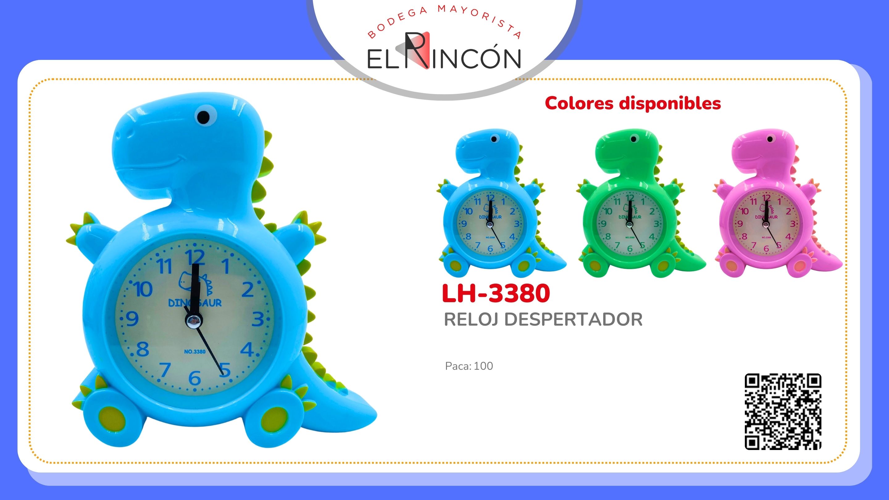 RELOJ DESPERTADOR 3380