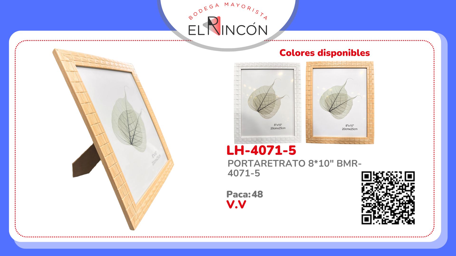 PORTARETRATO 8*10" BMR-4071-5