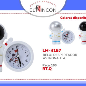 RELOJ DESPERTADOR ASTRONAUTA BMR-4157