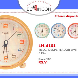 RELOJ DESPERTADOR BMR-4161