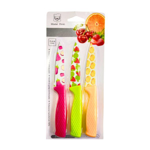 SET DE CUCHILLOS ESTAMPADOS *3PCS BMR-4970