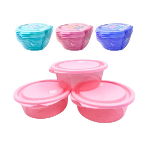 RECIPIENTE *3PCS 14*4CM BMR-6390