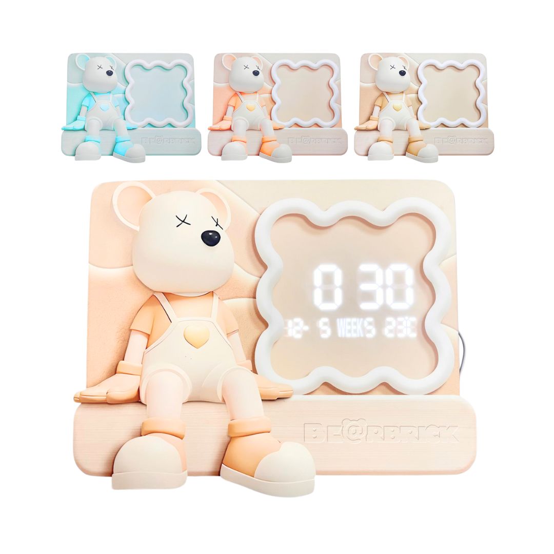 RELOJ LED ESTAMPADO OSO BMR-6460