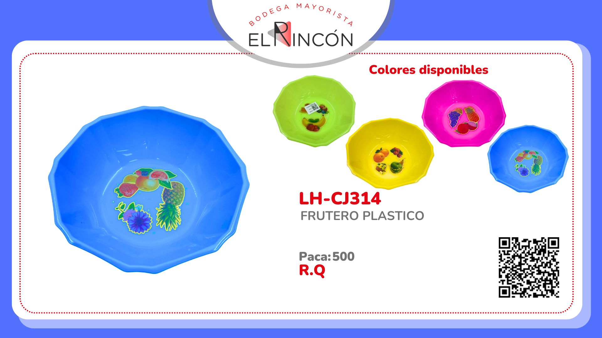 FRUTERO PLASTICO CJ314