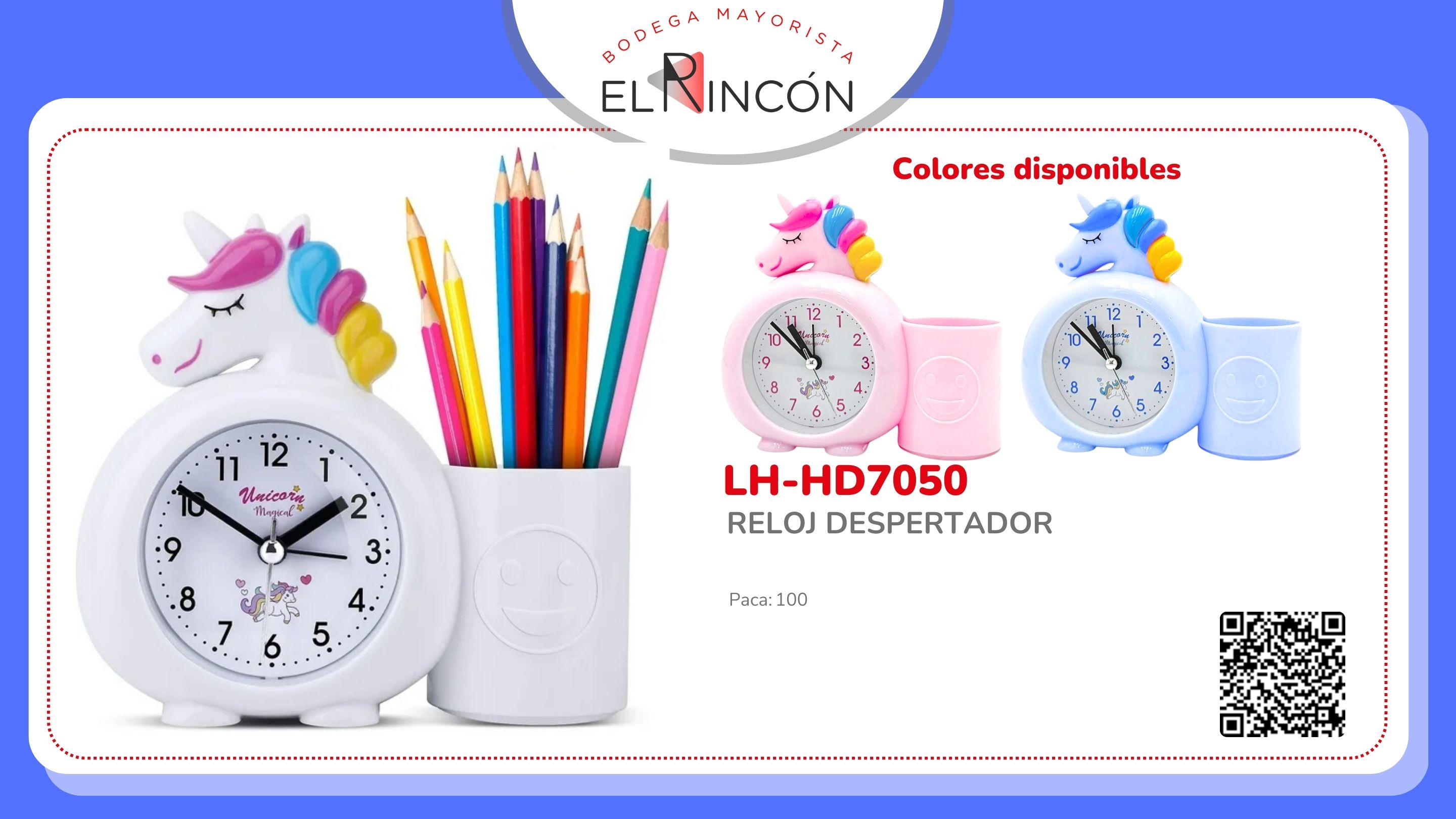 RELOJ DESPERTADOR HD7050