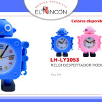 RELOJ DESPERTADOR ROBOT LY1053