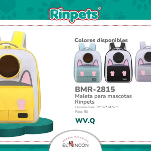 MALETA PARA MASCOTAS RINPETS BMR-2815